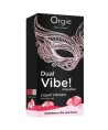 ORGIE - DOUBLE VIBRATION! VIBRATEUR LIQUIDE À EMBRASSER GIN TONIC À LA FRAISE 15 ML