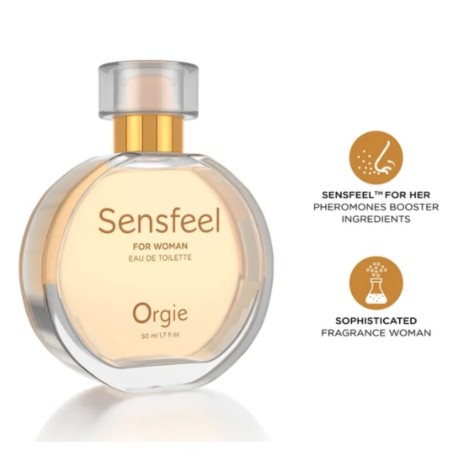 ORGIE - SENSFEEL POUR FEMME BOOSTER DE PHÉROMONES EAU DE TOILETTE 50 ML