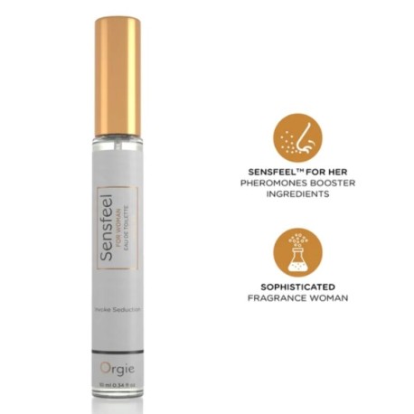 ORGIE - SENSFEEL POUR FEMME BOOSTER DE PHÉROMONES EAU DE TOILETTE FORMAT VOYAGE 10 ML