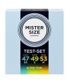 MISTER SIZE - PACK ÉCHANTILLON DE PRÉSERVATIF TAILLE 47-49-53 MM (3 UNITÉS)