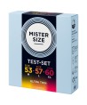 MISTER SIZE - PACK ÉCHANTILLON DE PRÉSERVATIFS TAILLE 53-57-60 MM (3 UNITÉS)