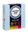 MISTER SIZE - PACK ÉCHANTILLON DE PRÉSERVATIFS TAILLE 53-57-60 MM (3 UNITÉS)