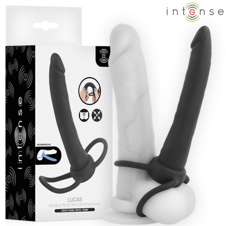 INTENSE - LUCAS GODE ANAL AVEC ANNEAU PÉNIEN ET TESTICULAIRE EN SILICONE