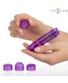 INTENSE - MINI MASSEUR KURT AVEC 4 TÊTES INTERCHANGEABLES VIOLETTE