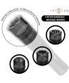 INTENSE - MINI MASSEUR KURT AVEC 4 TÊTES INTERCHANGEABLES NOIR