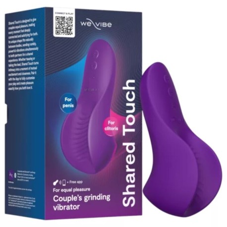 WE-VIBE - VIBRATEUR DOUBLE FACE POUR COUPLES À TOUCHER PARTAGÉ VIOLET