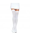 LEG AVENUE - CUISSES HAUTES EN NYLON BLANC