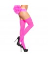 LEG AVENUE - CUISSES NYLON ROSE FLUO