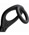 ROCKS-OFF - VIBRATEUR DE PROSTATE RO-ZEN AVEC DOUBLE ANNEAU, 7 VITESSES, NOIR ONYX