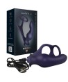 ROCKS-OFF - NOVA ZENTURIAN PLUG VIBRANT POUR LA PROSTATE AVEC ANNEAUX 16 MODES BLEU FONCÉ