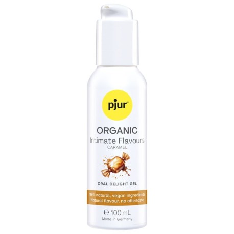 PJUR - GEL DÉLICIEUX BUCCAL AU CARAMEL BIO POUR UNE SALADE INTIME 100 ML