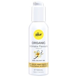 PJUR - GEL DÉLICIEUX ORAL À LA VANILLE BIO POUR UNE SALADE INTIME 100 ML