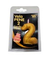 DIABLO PICANTE - BOUGIE PÉNIS EN FORME DE CHIFFRE 2 COULEUR OR