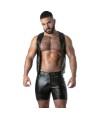 LOCKER GEAR - PUNCH HOLE LEATHERETTE CHALECO AZUL S