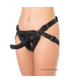 HIDDEN DESIRE - HARNAIS DE SOUTIEN DORSAL RÉGLABLE INFERNO NOIR