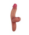 HIDDEN DESIRE - GODE VIBRANT RÉALISTE EN SILICONE LIQUIDE, PUISSANT ET DOTÉ DE 2 MOTEURS, LONGUEUR 26 CM, DIAMÈTRE 5 CM, COUL
