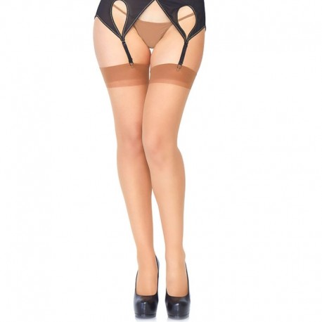 BAS LEG AVENUE SHEER MARRON TAILLE UNIQUE