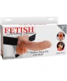 FETISH FANTASY SERIES - 7 STRAP-ON CREUX AVEC BILLES 17,8CM CHAIR