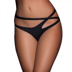 CULOTTE CROISÉE À DOUBLE BRACELET QUEEN LINGERIE S / M
