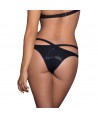 CULOTTE CROISÉE À DOUBLE BRACELET QUEEN LINGERIE S / M