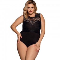SUBBLIME QUEEN PLUS - OPAQUE NOIR TEDDY