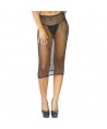 LEG AVENUE - RÉSILLE CRISTALISÉE MULTIDRESS NOIR OS