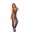 LEG AVENUE ROBE DOS NU EN RÉSILLE TAILLE UNIQUE