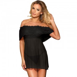 SUBBLIME DRESSES - ROBE COURTE SUBBLIME + STRING NOIR S / M